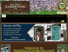 Tablet Screenshot of madaboutgardening.com